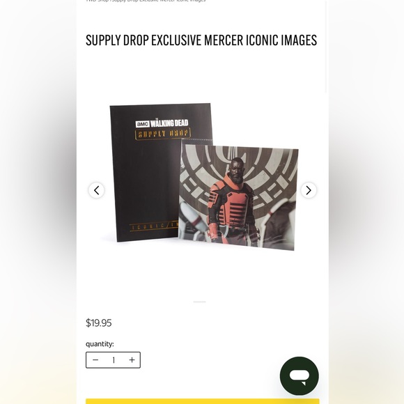 AMC The Walking Dead official Supply Drop Iconic Images New - Picture 4 of 4
